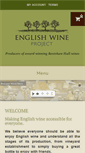 Mobile Screenshot of englishwineproject.co.uk